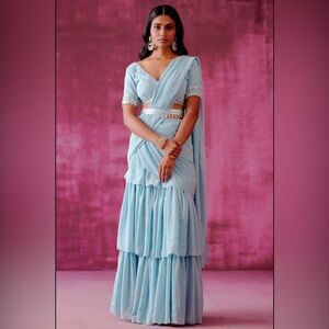 Elegant Blue Lehenga